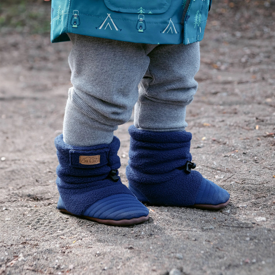 Jan & Jul - Adjustable Stay-Put Cozy Fleece Booties