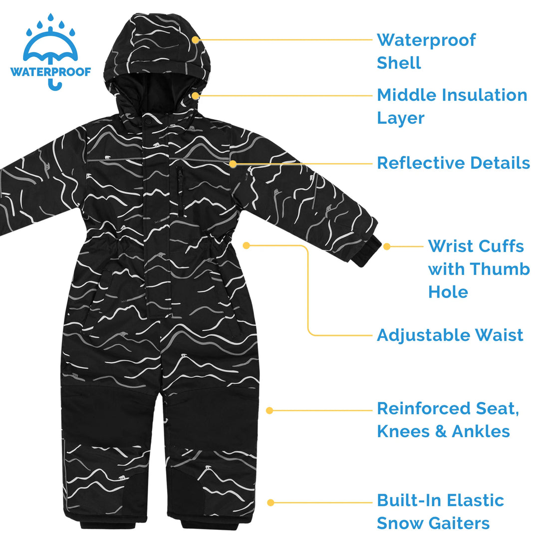 Jan & Jul - Kids Toasty-Dry Puffy Snow Suit