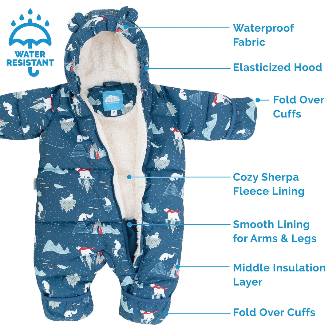 Jan & Jul - Baby Toasty-Dry Puffy Snow Suit