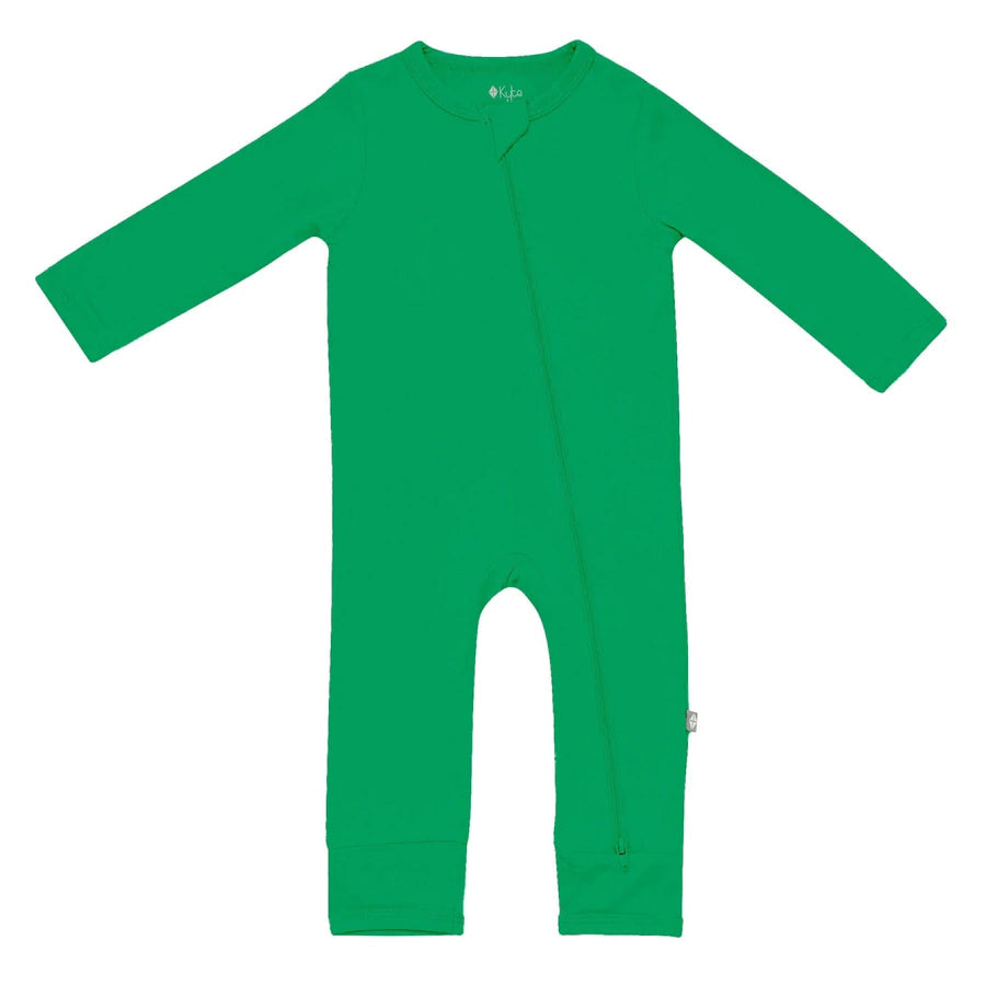 Kyte Baby Zip Romper in good Hop 6-12 Months