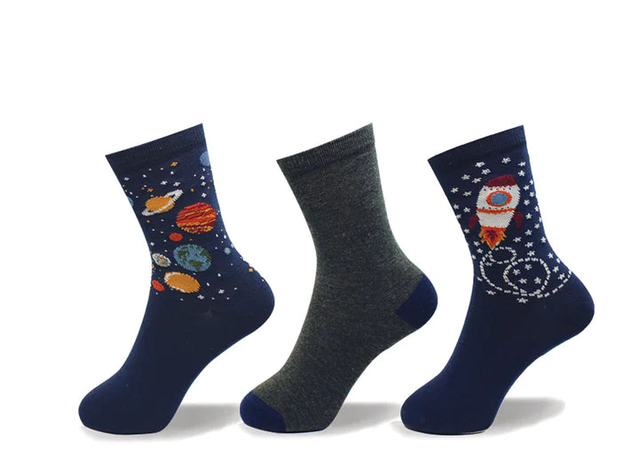 Point Zero - Design 3-Pack Socks - Pitter Patter Boutique