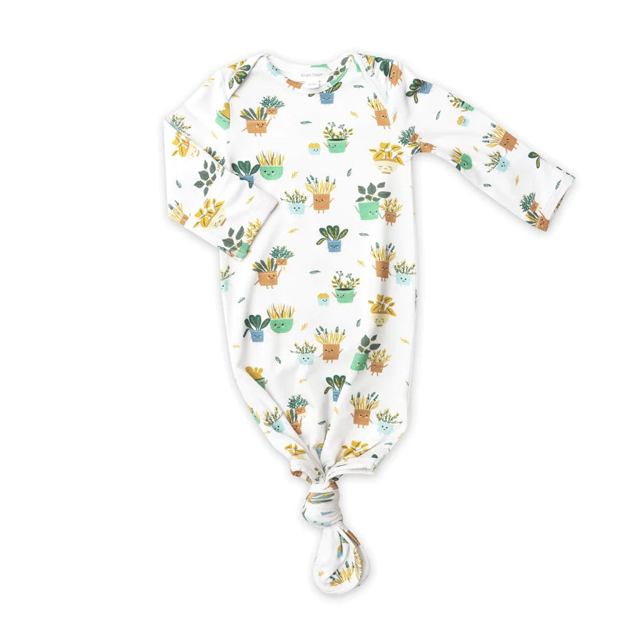 Angel Dear - Bamboo Knotted Gown - Pitter Patter Boutique