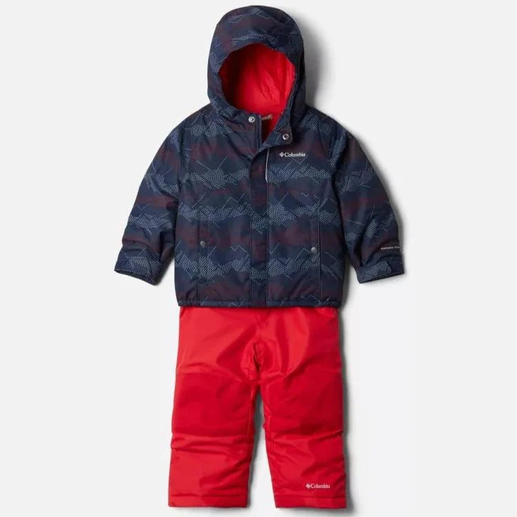 Buga Set - Collegiate Navy Dotscape Print - Size Youth XXS (4-5T) - Pitter Patter Boutique