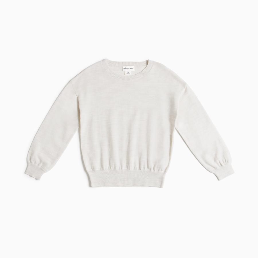 North Grey Responsible Merino Girls' Sweater - Pitter Patter Boutique