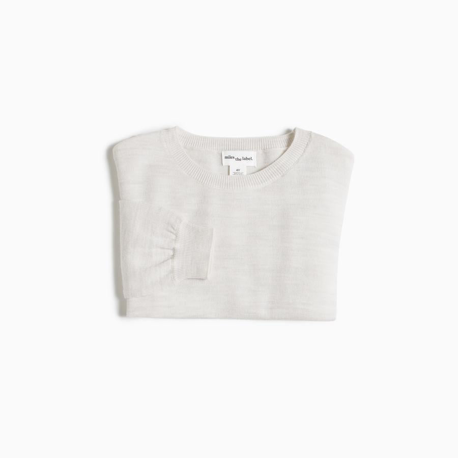 North Grey Responsible Merino Girls' Sweater - Pitter Patter Boutique