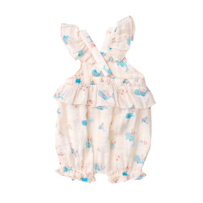 Angel Dear - Muslin Peplum Shortie Sunsuit - Pitter Patter Boutique