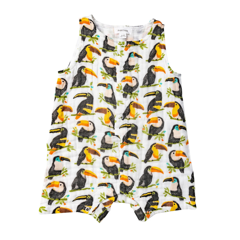 Angel Dear - Toucans - Shortie Romper