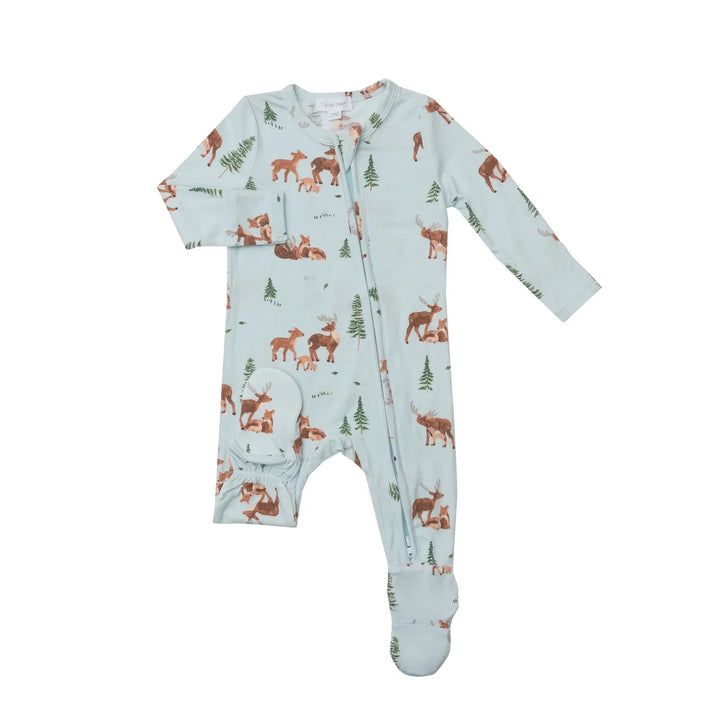 Angel Dear - Bamboo Footies (12-18m & 18-24m) - Pitter Patter Boutique