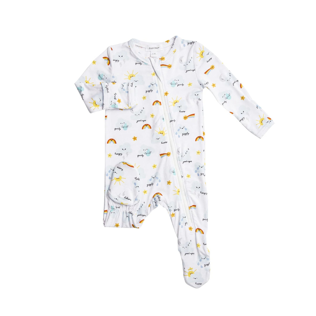 Angel Dear Bamboo Footies - Newborn & 0-3m - Pitter Patter Boutique