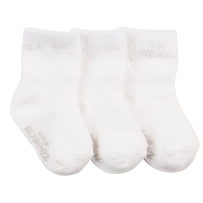 Robeez - 3 Pack White Herringbone Weaves Baby Socks - Pitter Patter Boutique