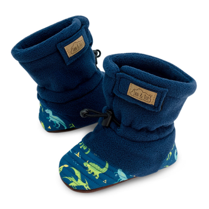 Jan & Jul - Adjustable Stay-Put Cozy Fleece Booties - Pitter Patter Boutique