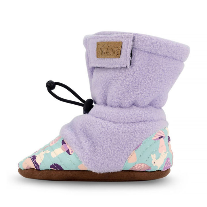 Jan & Jul - Adjustable Stay-Put Cozy Fleece Booties - Pitter Patter Boutique