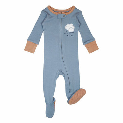 L'oved Baby - Applique Zippered Footie - Pitter Patter Boutique