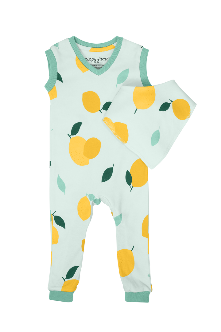 Zippy Jamz - Romper & Bib (6m-3T) - Pitter Patter Boutique