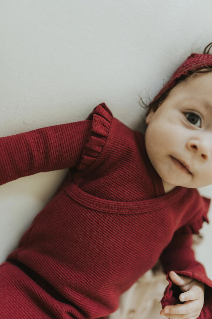 L'oved Baby - Corduroy Wrap Footie - Pitter Patter Boutique