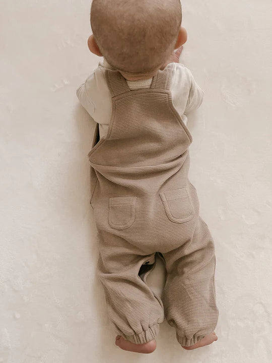 L'oved Baby - Corduroy Overall Romper - Pitter Patter Boutique