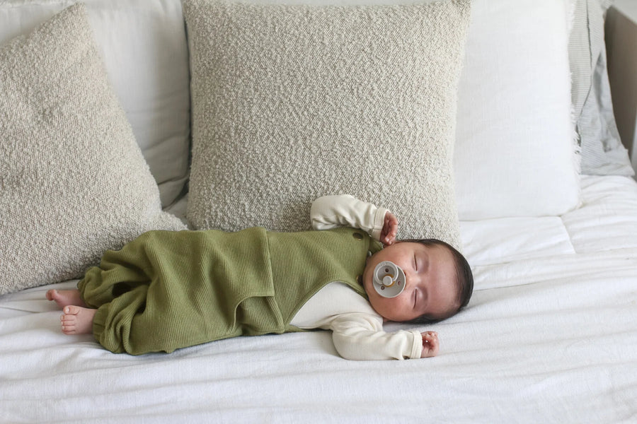 L'oved Baby - Corduroy Overall Romper - Pitter Patter Boutique