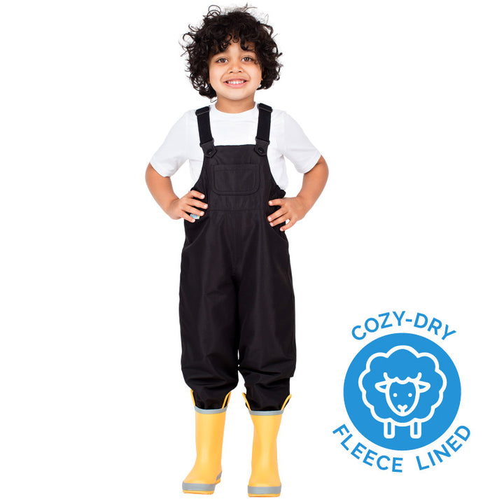 Jan & Jul - Fleece Lined Rain Overalls - Pitter Patter Boutique