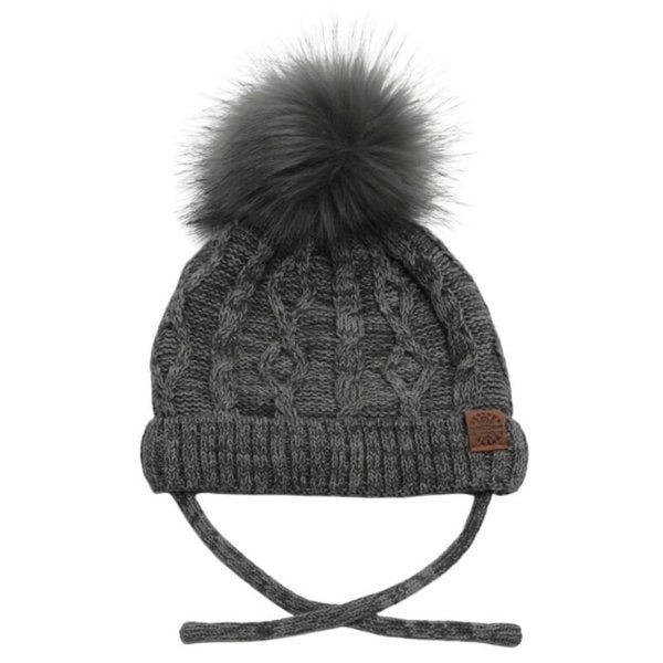 Calikids - Cotton Cable Pompom Hat - Pitter Patter Boutique