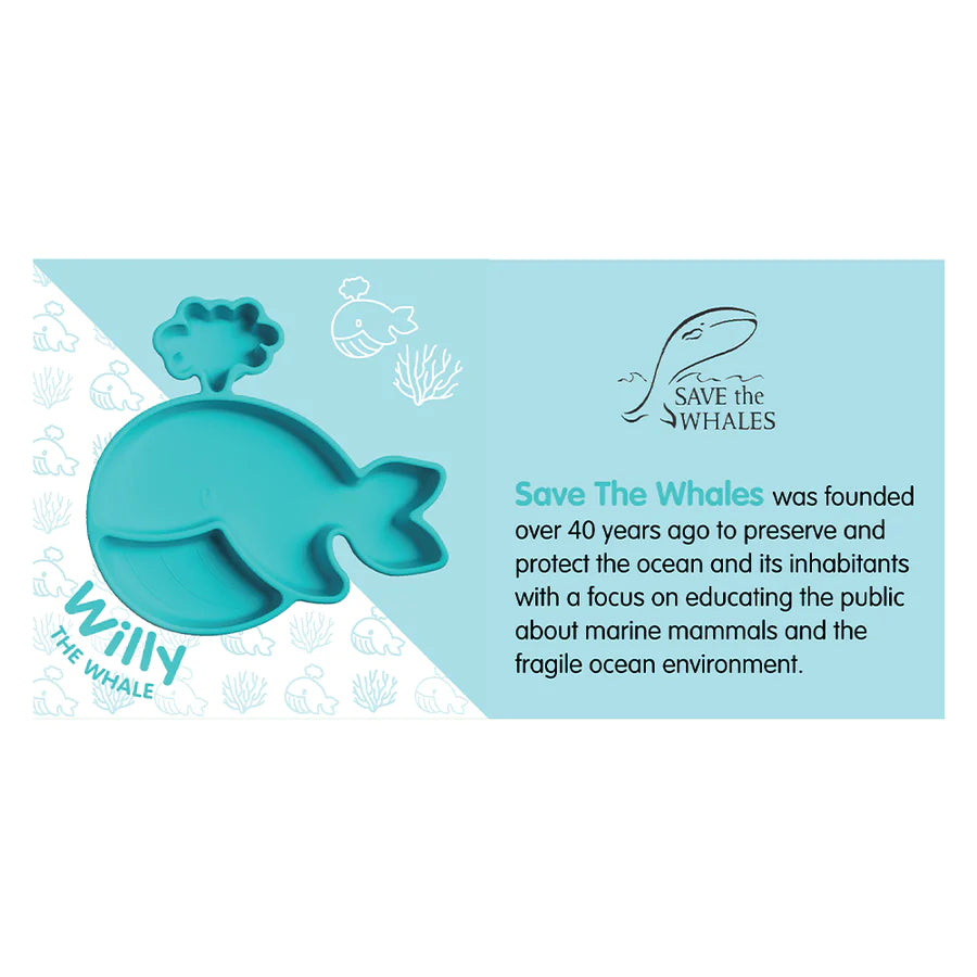 Willy the Whale Suction Plate - Pitter Patter Boutique