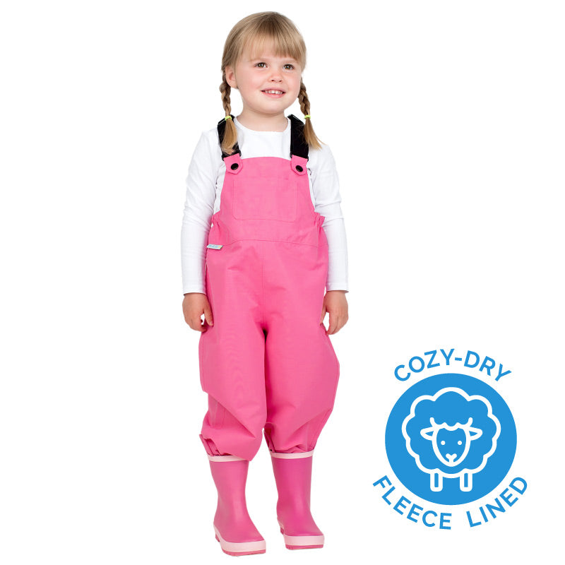 Jan & Jul - Fleece Lined Rain Overalls - Pitter Patter Boutique