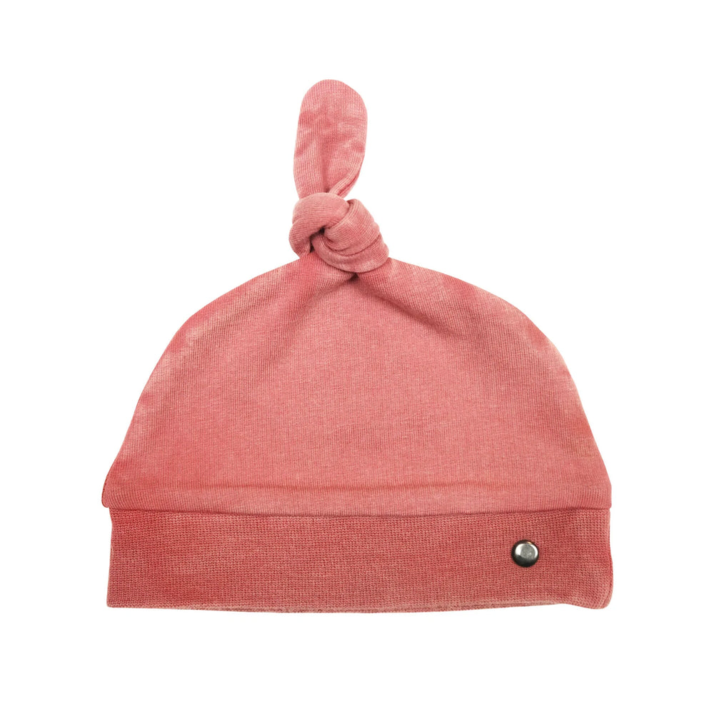 L'oved Baby - Faux Denim Top Knot Hat - Pitter Patter Boutique