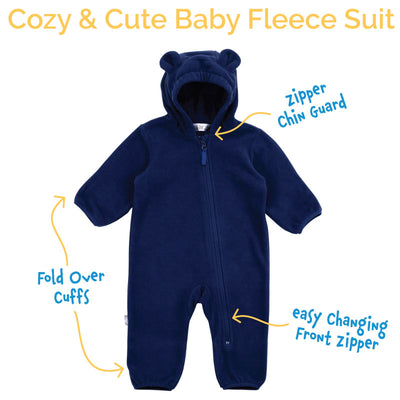 Jan & Jul - Fleece Bunting Suit - Pitter Patter Boutique