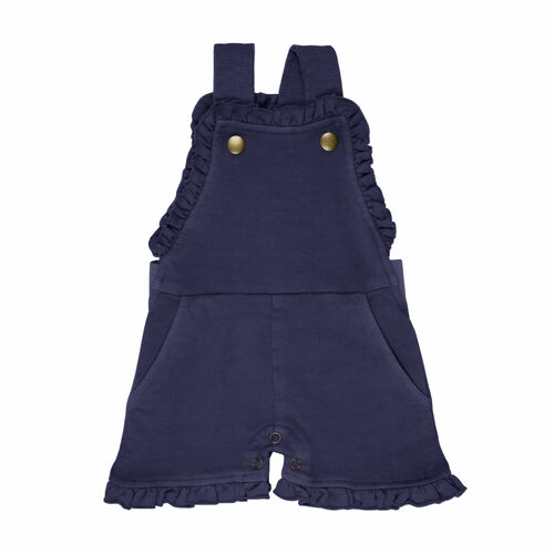 French Terry Ruffle Romper - Pitter Patter Boutique