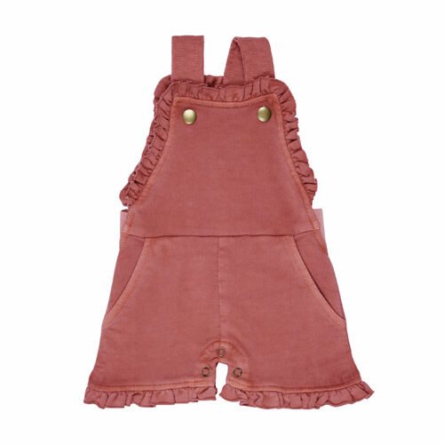 French Terry Ruffle Romper - Pitter Patter Boutique