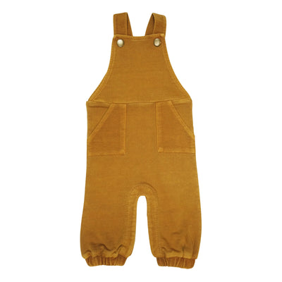 French Terry Overall Romper - Pitter Patter Boutique