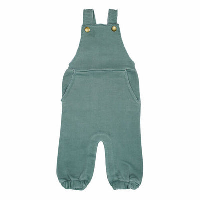 L'oved Baby - French Terry Overall Romper - Pitter Patter Boutique