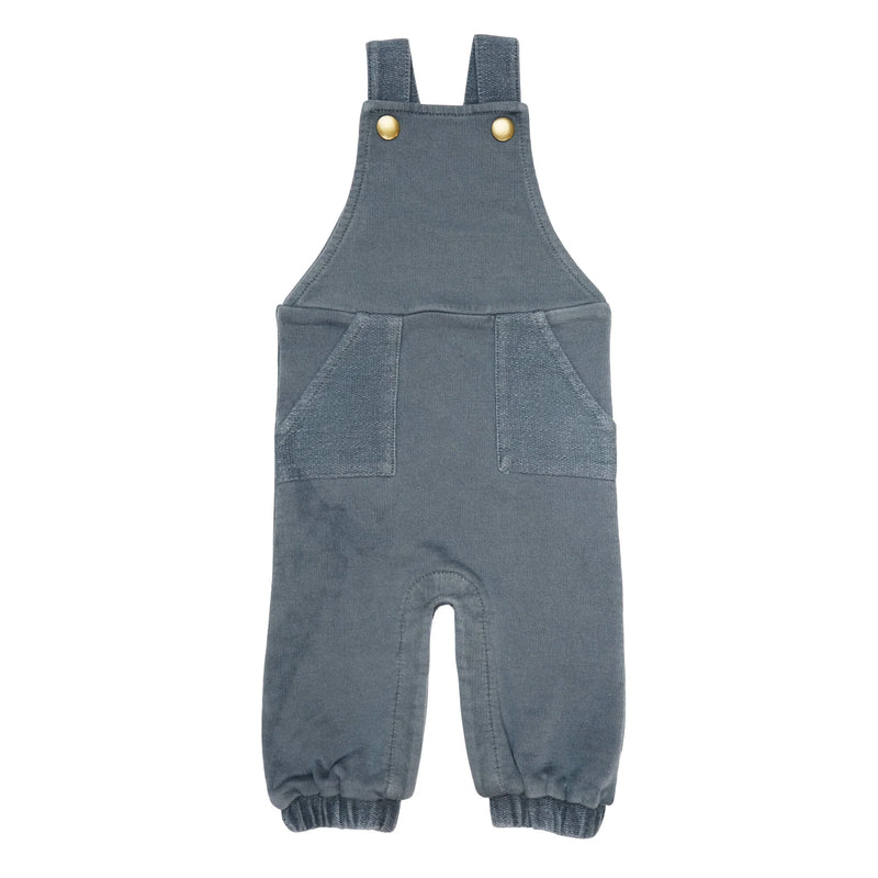 French Terry Overall Romper - Pitter Patter Boutique