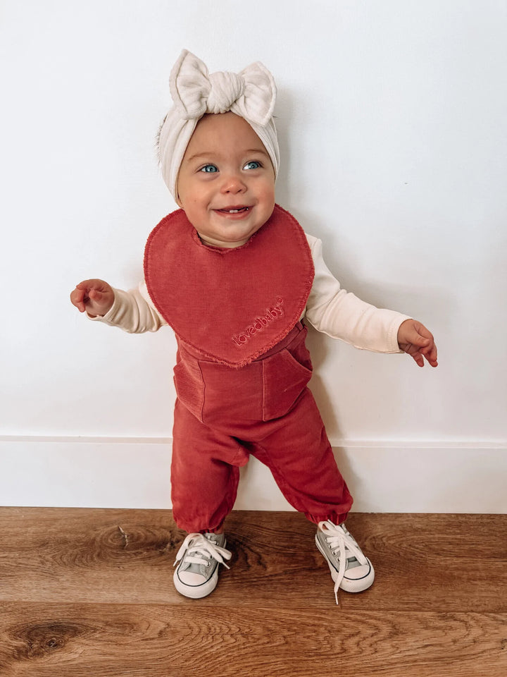 L'oved Baby - French Terry Reversible Bib - Pitter Patter Boutique