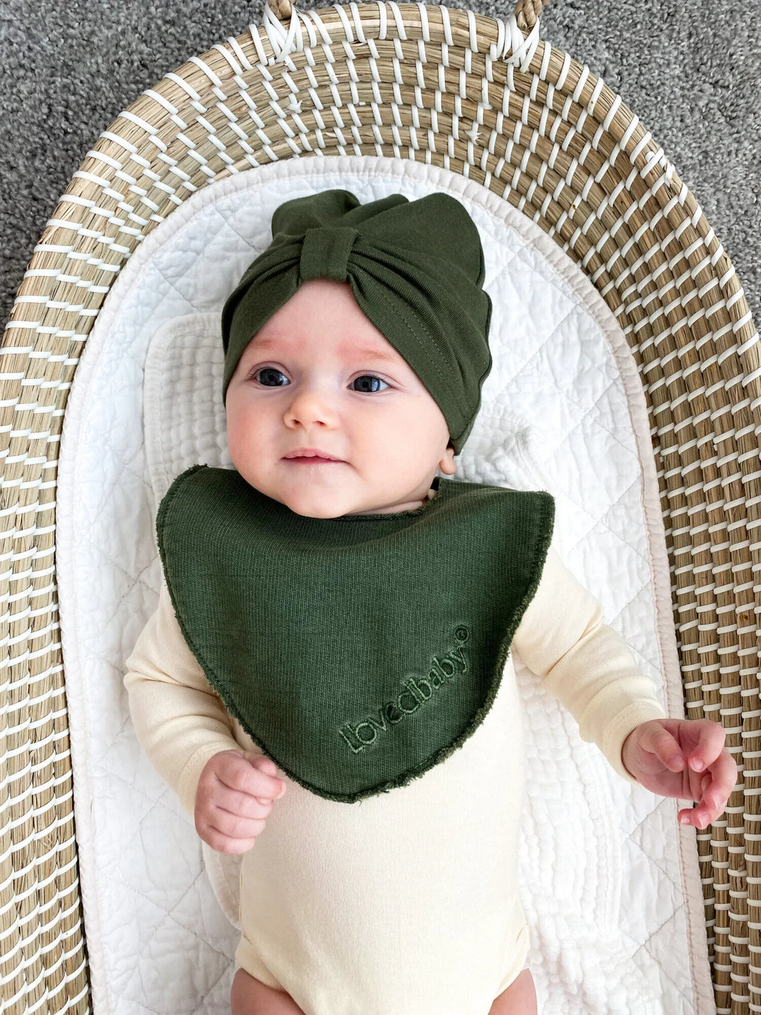 L'oved Baby - French Terry Reversible Bib - Pitter Patter Boutique