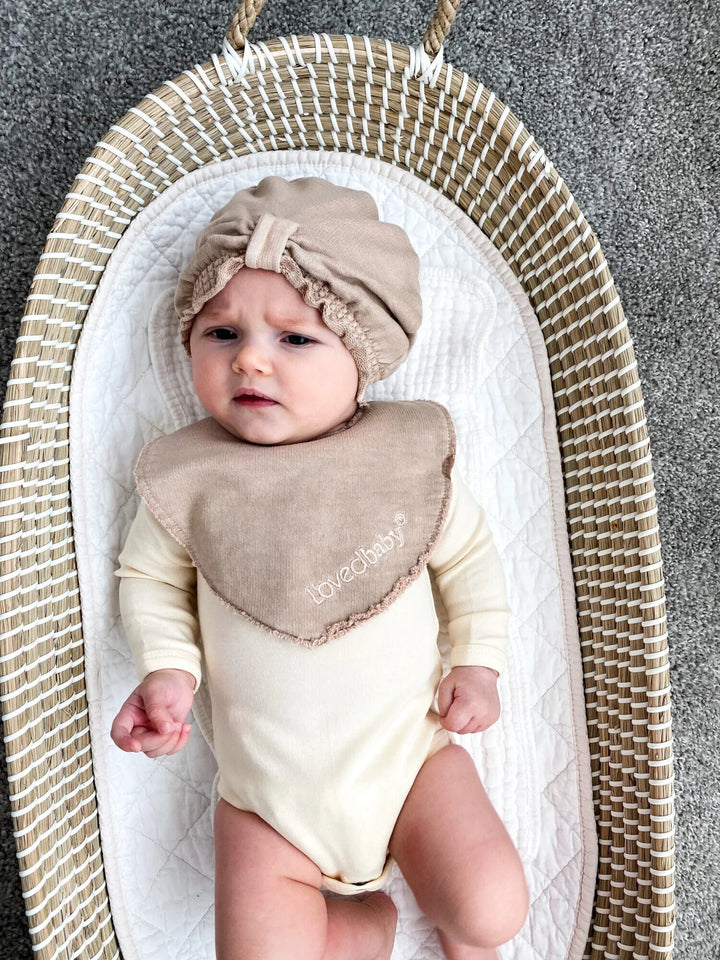 L'oved Baby - French Terry Reversible Bib - Pitter Patter Boutique