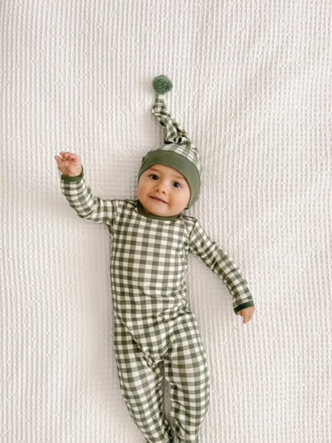L'oved Baby - Holiday Organic Cotton Footie & Cap Set - Pitter Patter Boutique
