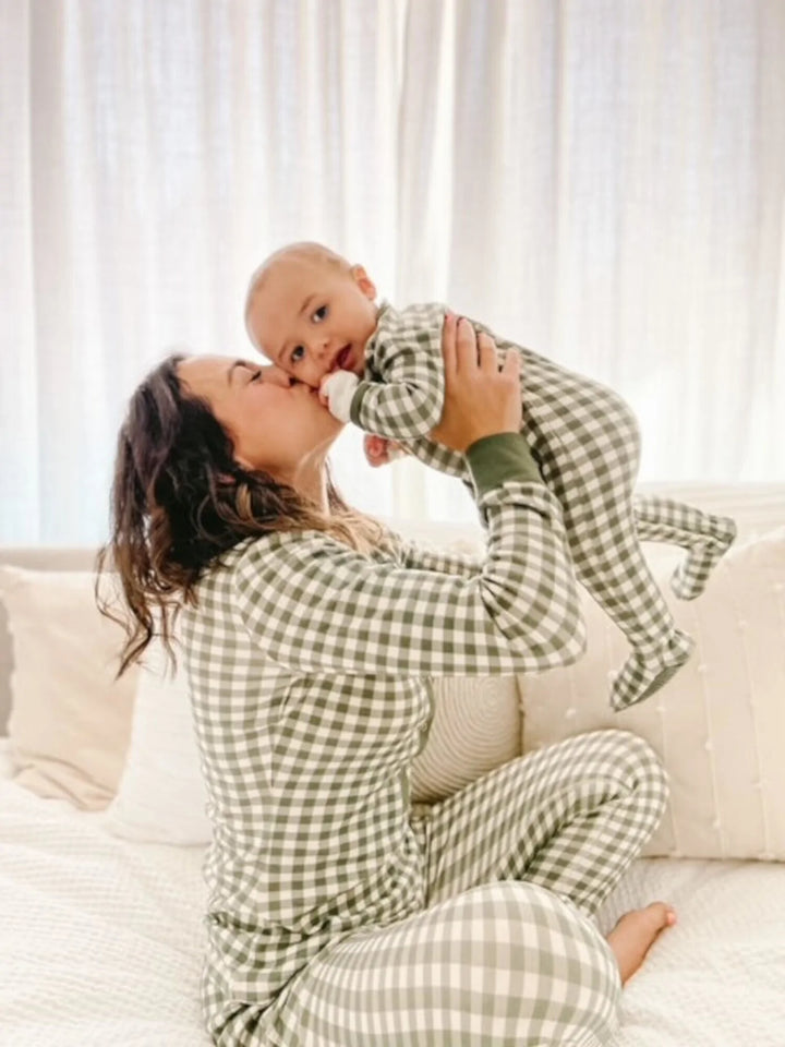 L'oved Baby - Holiday Organic Cotton Footie & Cap Set - Pitter Patter Boutique