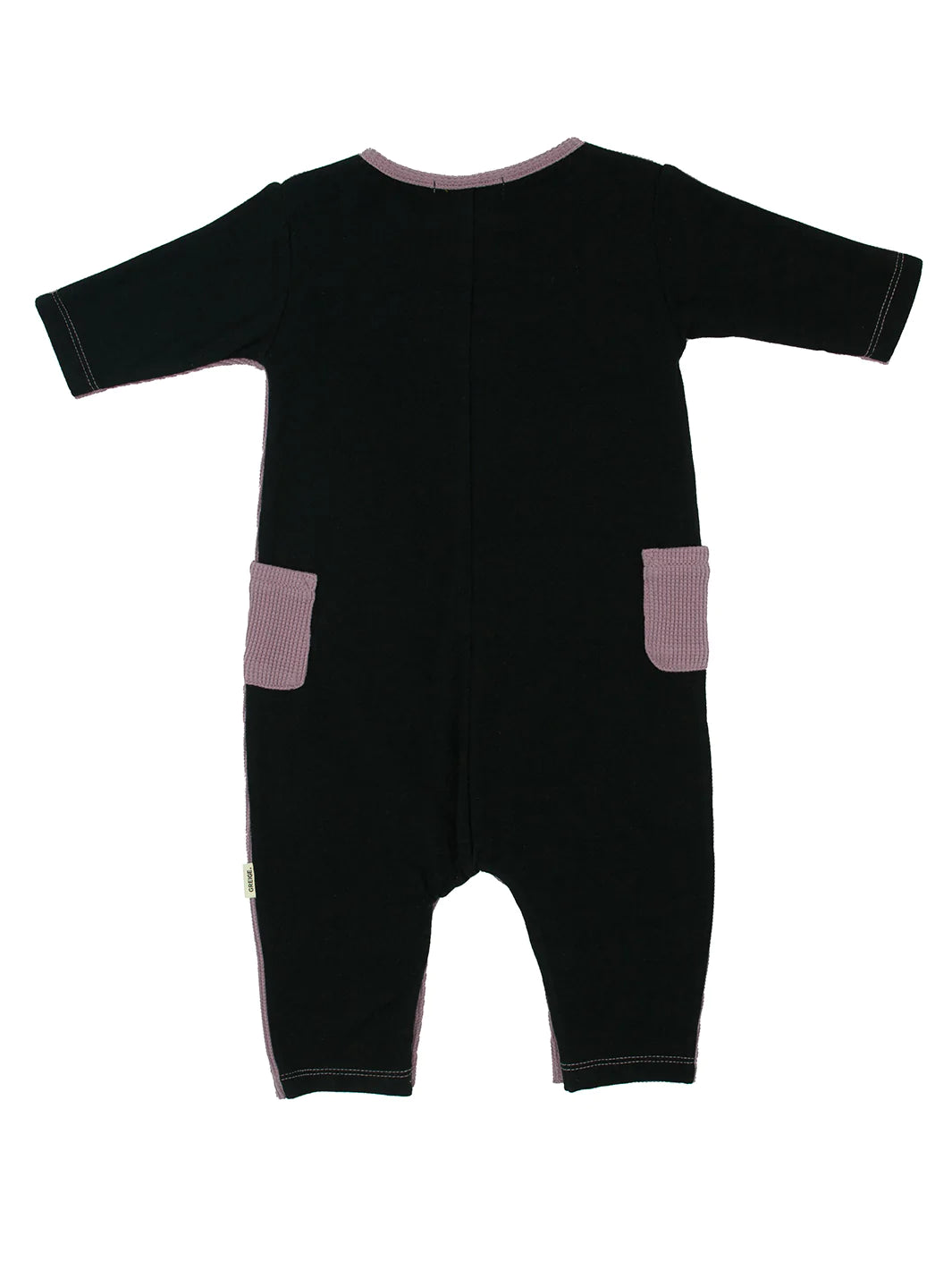 Greige - The Long Sleeve Remix Romper - Pitter Patter Boutique