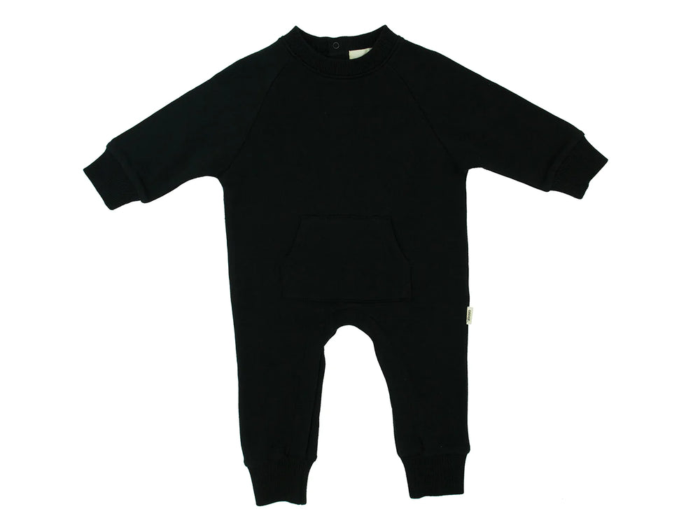 Greige - The Bamboo Fleece Romper - Pitter Patter Boutique