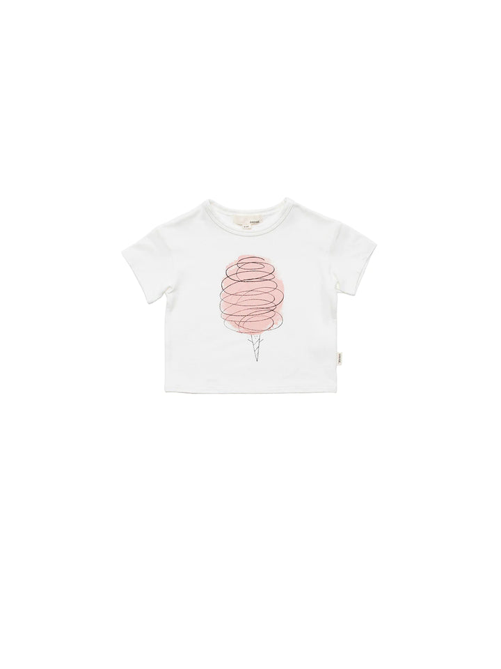 Greige - The Bamboo Printed Tee - Pitter Patter Boutique