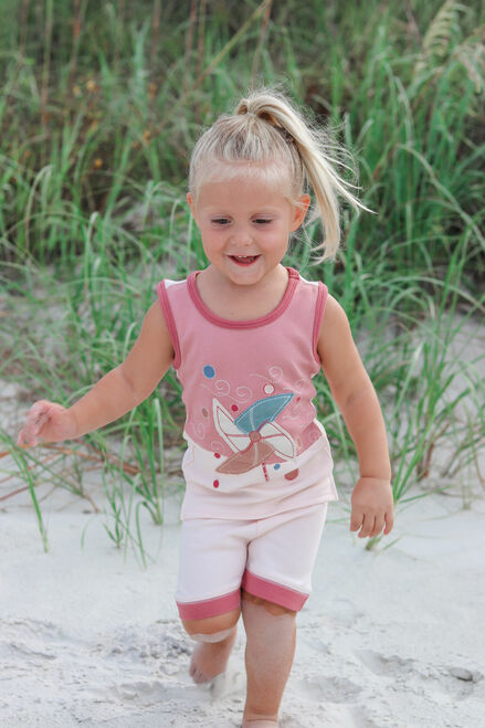 L'oved Baby Pinwheel Tank & Short Set