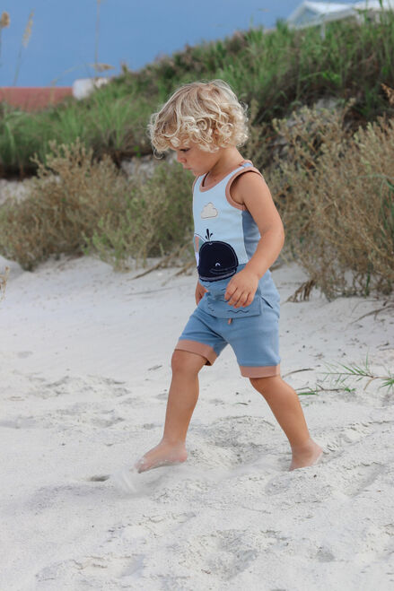 L'oved Baby Whale Tank & Short Set