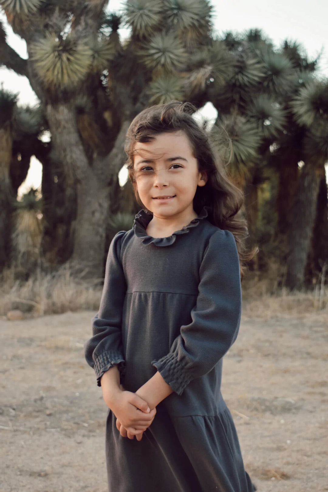 Long Sleeve Kids Corduroy Dress - Pitter Patter Boutique