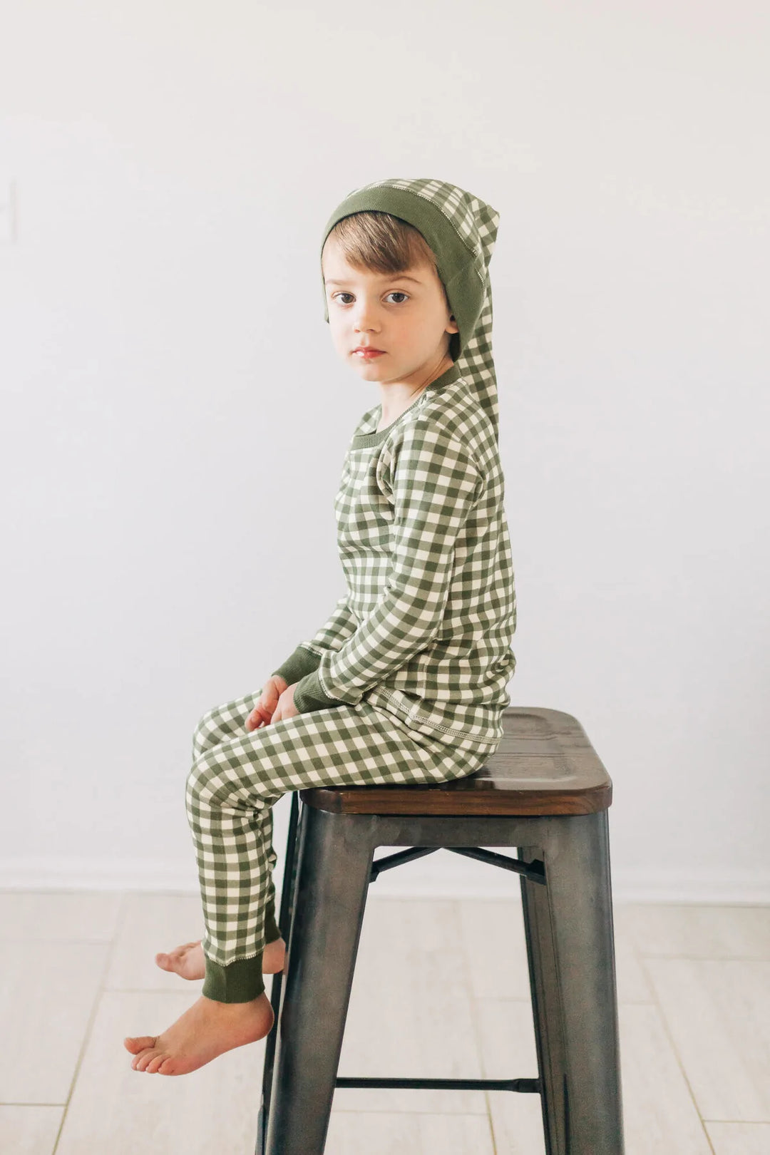 L'oved Baby - Holiday Organic Cotton PJ & Cap Set - Pitter Patter Boutique