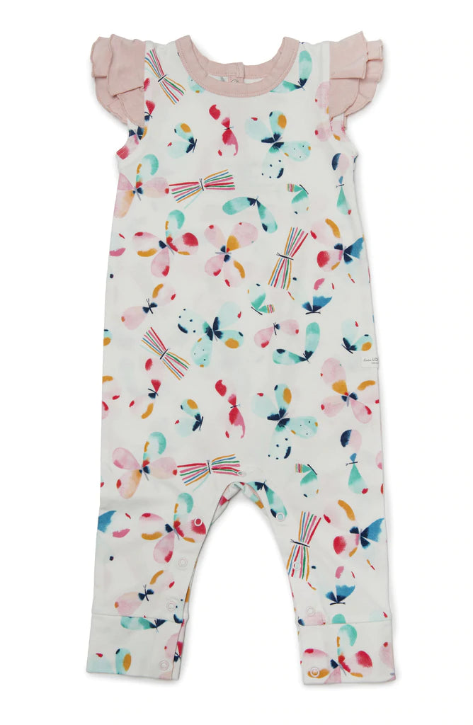 Loulou Lollipop - Girl's Sleeveless Romper - Pitter Patter Boutique