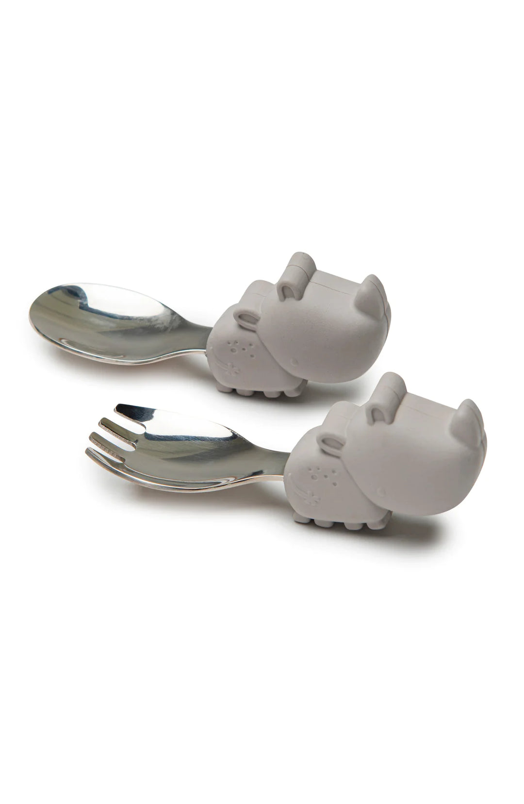 LouLou Lollipop - Learning Spoon & Fork Set - Born to Be Wild - Pitter Patter Boutique