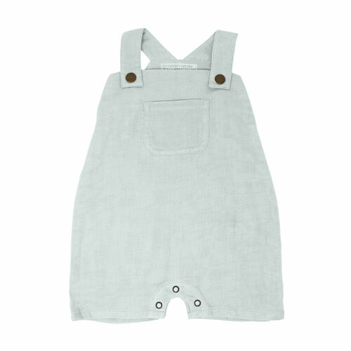 L'oved Baby - Green Tea Muslin Overalls