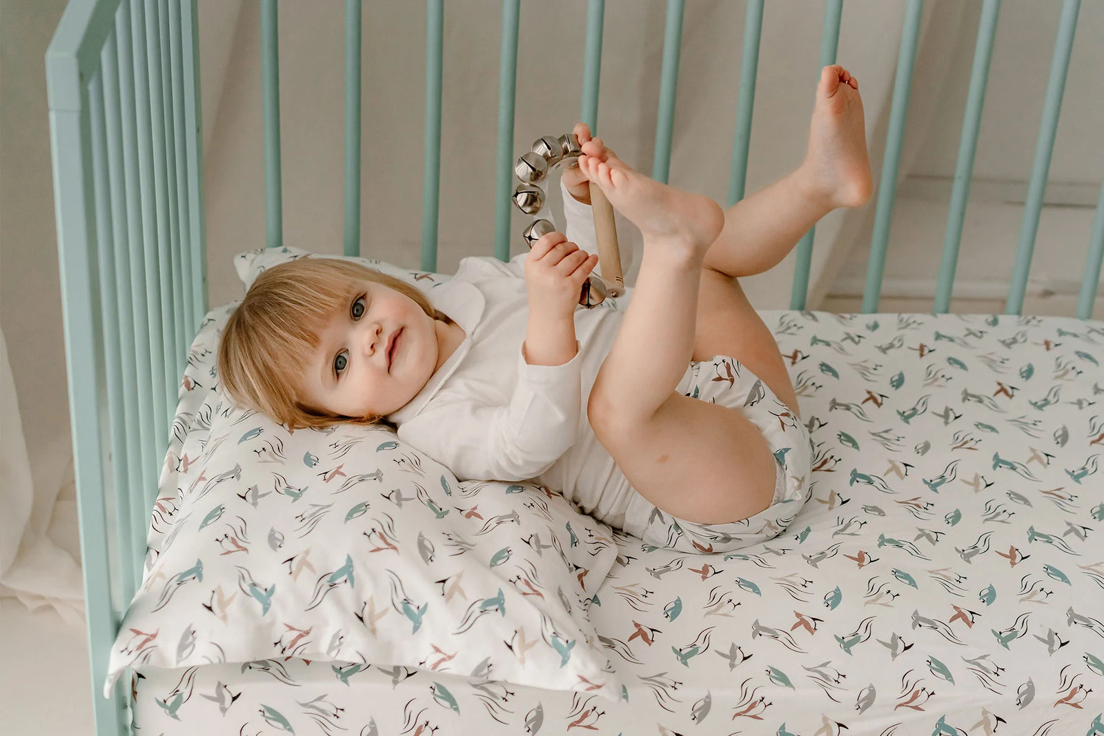 Organic Cotton Toddler Pillow with Pillowcase (Medium) - Pitter Patter Boutique