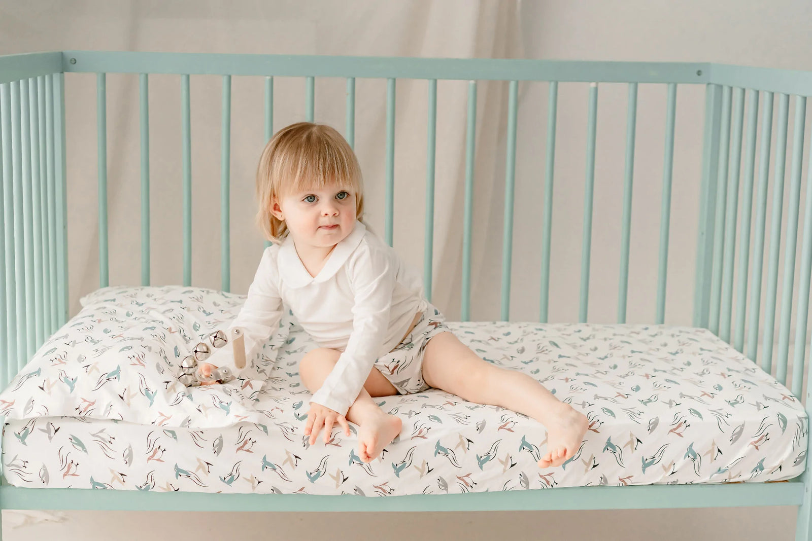 Nest Designs - Fitted Organic Cotton Crib Sheets - Pitter Patter Boutique