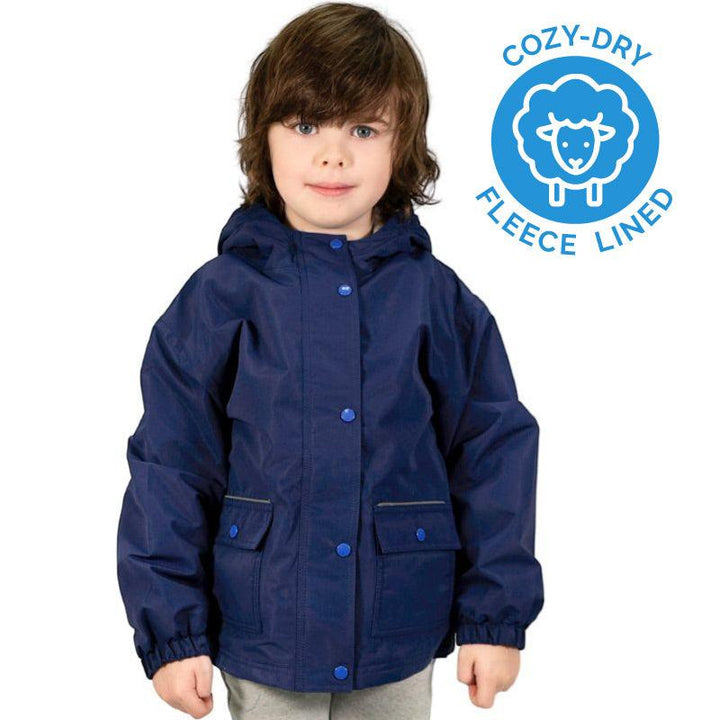 Jan & Jul - Fleece Lined Rain Jacket - Pitter Patter Boutique